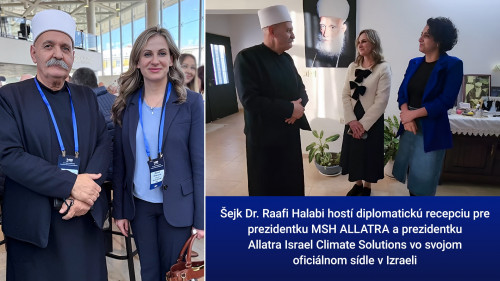 Diplomatická recepcia pre MSH ALLATRA, ktorú v Izraeli zorganizoval rešpektovaný šejk Dr. Raafi Halabi