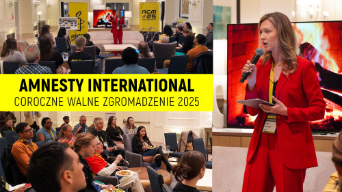 Prezydent projektu Twórcze Społeczeństwo wygłosiła przemówienie na temat zagrożeń dla bezpieczeństwa narodowego podczas dorocznego spotkania Amnesty International 2025