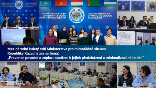 Zástupci MSH ALLATRA u kulatého stolu Ministerstva pro mimořádné situace Republiky Kazachstán