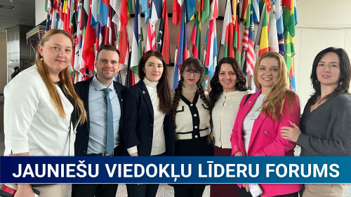 ALLATRA brīvprātīgie Jauniešu viedokļu līderu forumā ANO birojā Vīnē