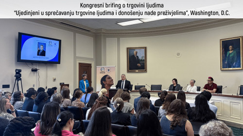 Kongresni brifing o trgovini ljudima ujedinjuje vodeće zagovaračke organizacije i zakonodavce