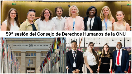 Participantes de ALLATRA y Sociedad Creativa en la 59ª sesión del Consejo de Derechos Humanos de la ONU en Ginebra