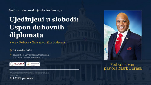 Međunarodna međuvjerska konferencija održat će se u U.S. Capitolu pod vodstvom pastora Mark Burnsa na platformi ALLATRA