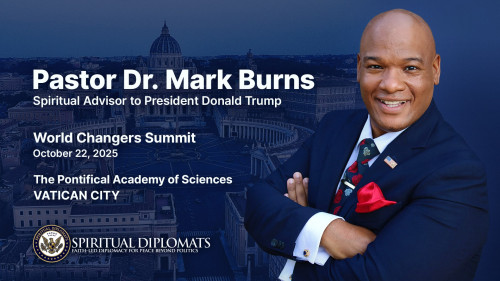 Pastor Dr. Mark Burns Invited to Speak at the Pontifical Academy of Sciences, Vatican City 10th Annual World Changers Summit
