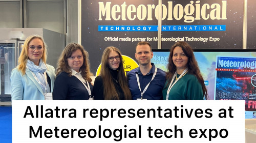 Representatives of ALLATRA IPM at the Meteorological Technology World Expo 2025 in Vienna