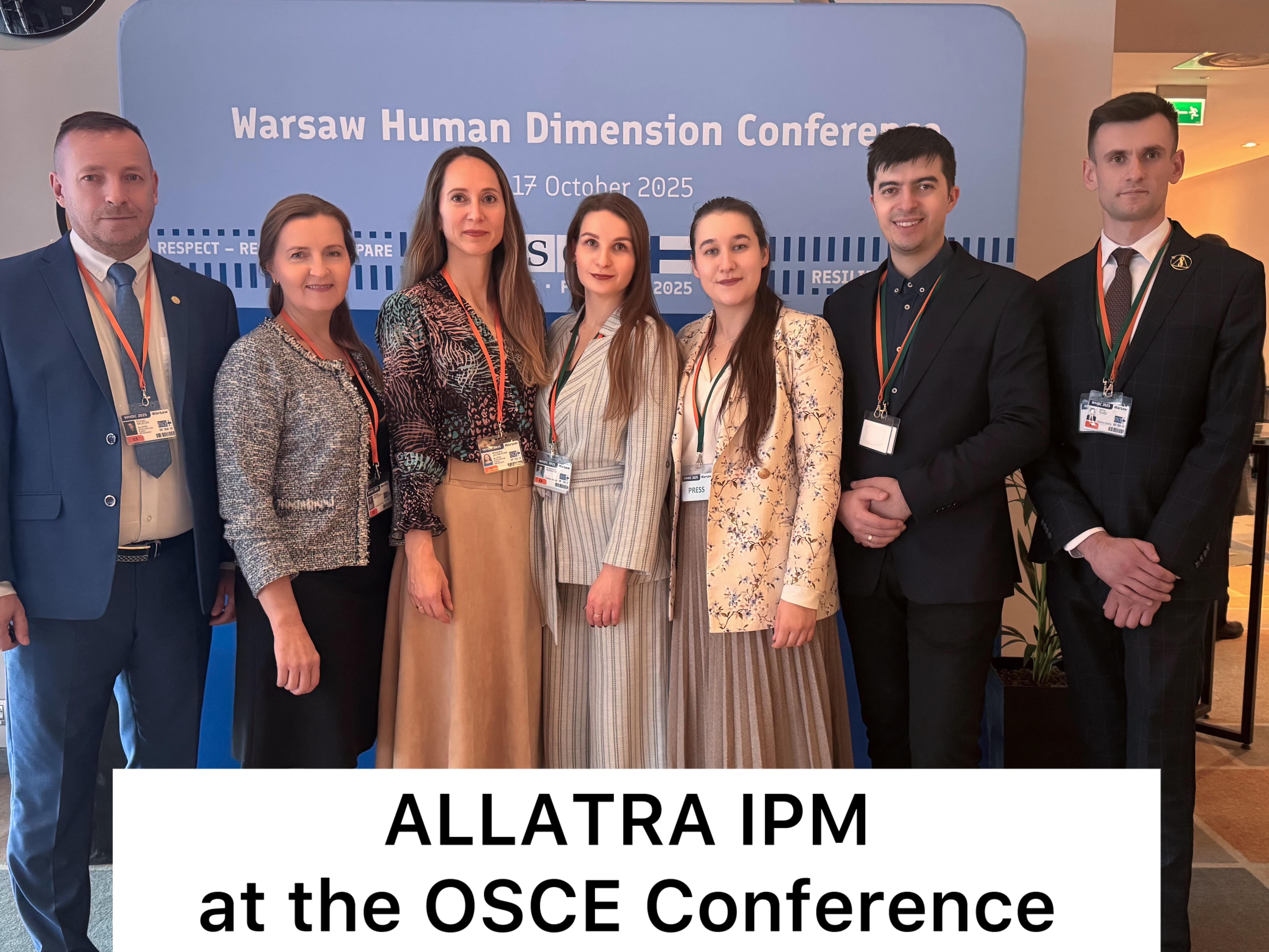 ALLATRA IPM at the OSCE Conference Exposed Hidden Threats to Democracy ...