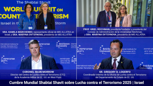 ALLATRA contribuye a la formación de un nuevo paradigma global de seguridad en la Cumbre Mundial Shabtai Shavit sobre la Lucha contra el Terrorismo 2025