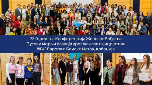 Представнице МЈП АЛЛАТРА учествовале на Европској Конференцији женског вођства WFWP EUME у Тирани