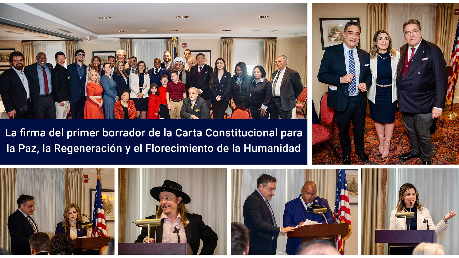 ALLATRA se une a líderes internacionales en la firma de la Carta de Paz y Regeneración en Washington, D.C.