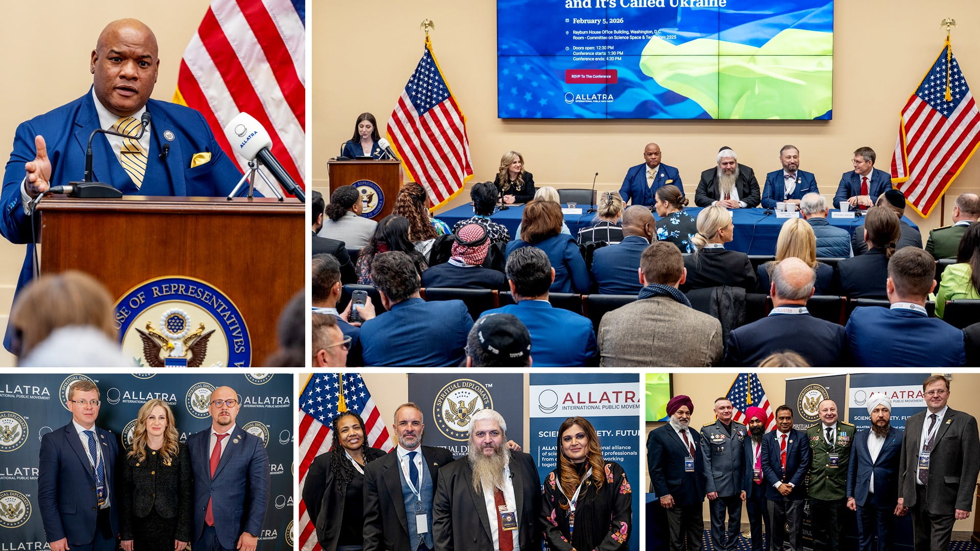 ”Freedom Has a Name, and It’s Called Ukraine” -konferenssi ALLATRA International Public Movementin alustalla pastori Mark Burnsin ja Spiritual Diplomats -aloitteen järjestämänä