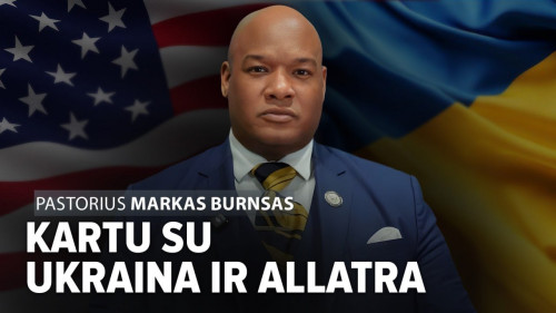 Pastorius Markas Burnsas palaiko Ukrainą ir ragina nutraukti ALLATRA persekiojimą