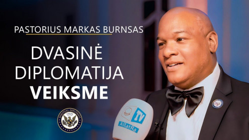 Dvasinė diplomatija veikloje | Pastorius Markas Burnsas Vatikano pokyčių lyderių viršūnių susitikime