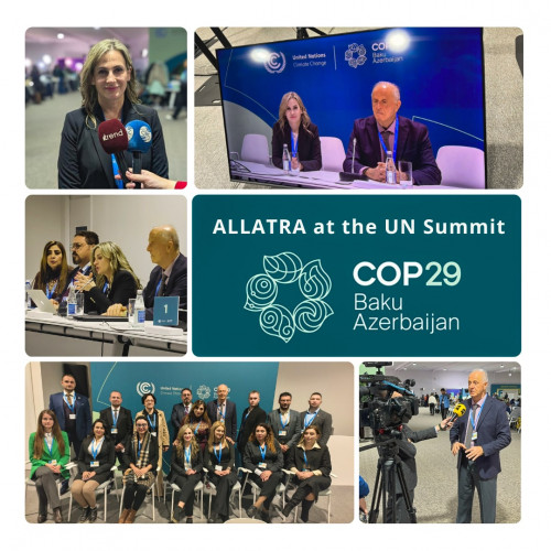 "ALLATRA" BİH-in nümayəndələri Bakıda keçirilən BMT-nin COP29 iqlim sammitində fəal iştirak ediblər.