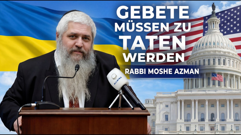 „Gebete müssen zu Taten werden“ Rabbi Moshe Azman