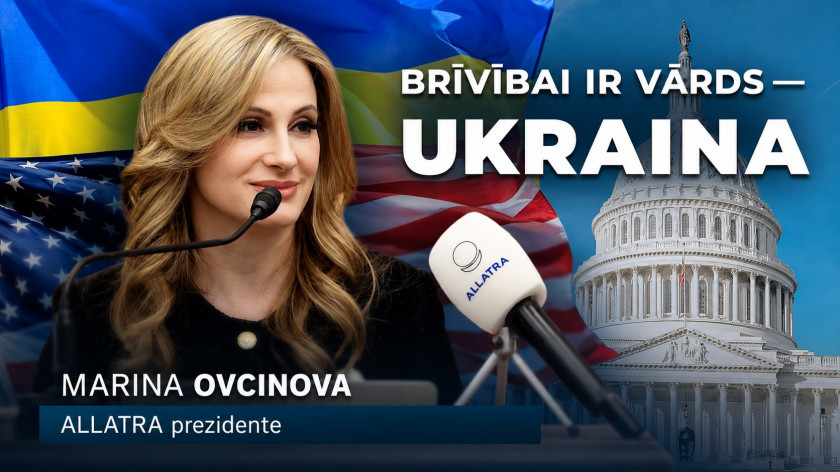 Ukraina aizstāv pasaules brīvību ALLATRA prezidentes runa Vašingtonā