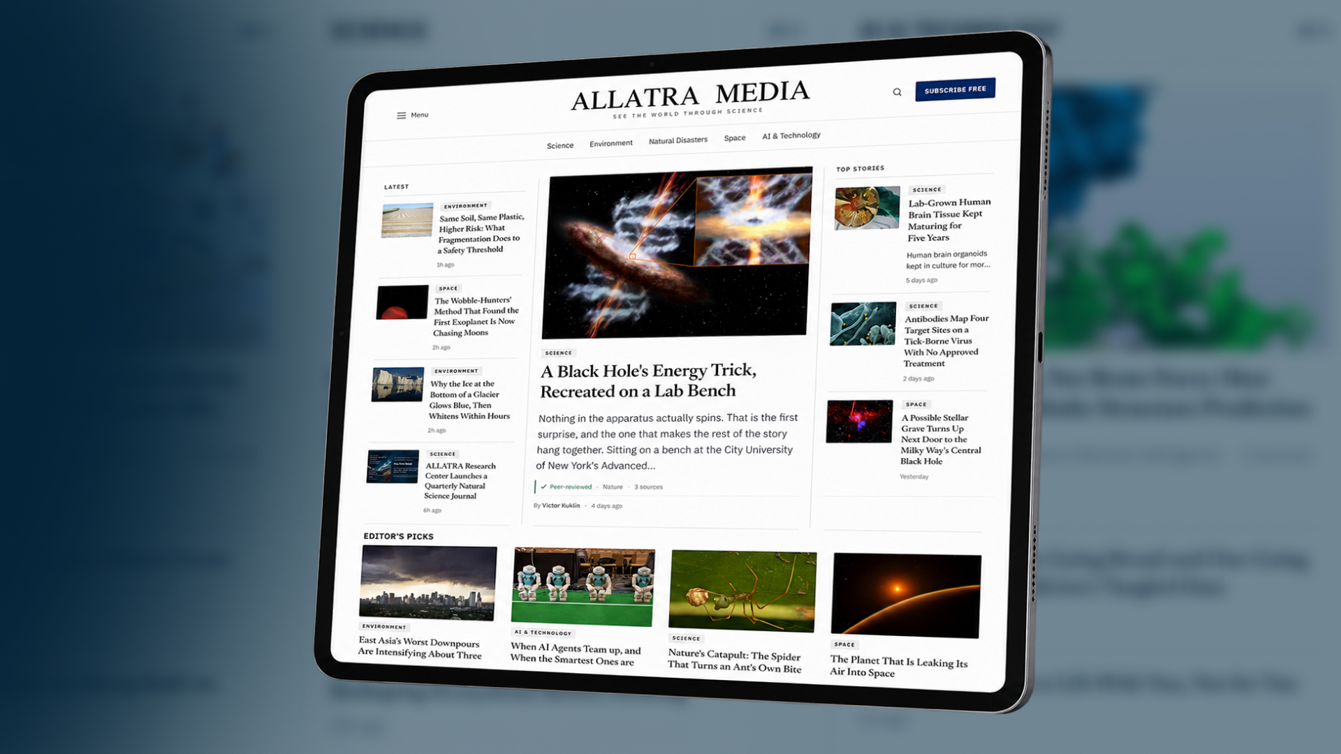ALLATRA Launches ALLATRA Media, a Nonprofit Digital Outlet Bringing Science Closer to Everyday Life