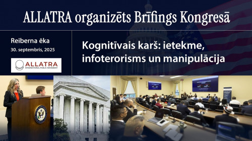 Brifings Kongresā | ALLATRA Kapitolija kalnā: pretdarbība kognitīvajam karam